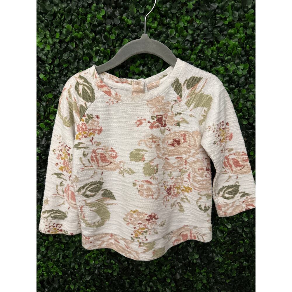 Baby Gap, Baby Girl Sweater size 18-24 months, Floral Sweater.